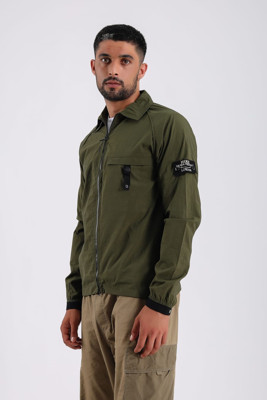 Mens over shirt zipper jacket designer jacket