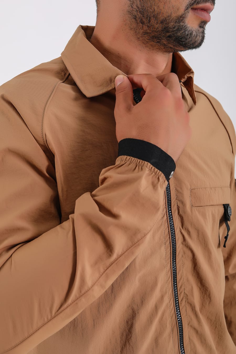 Mens over shirt zipper jacket designer jacket
